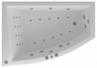 Акриловая ванна АКВАТЕК Оракул 180x125 см левая без гидромассажа